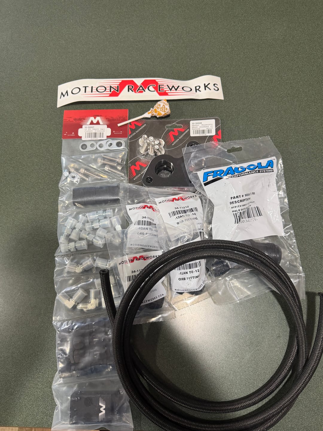 Customer photo review of Motion Raceworks LS DIY Steam Vent Coolant Crossover Kit