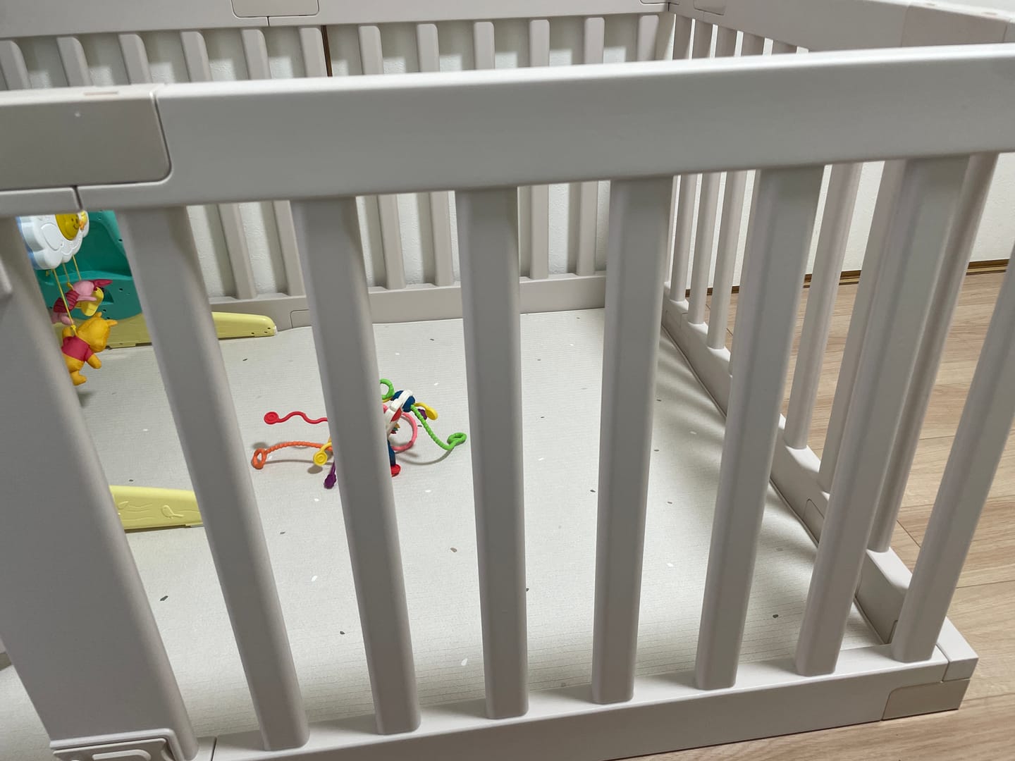 Customer photo review of PARKLON   ダブルガードベビーサークル やわらかクッションマットにぴったりサイズ