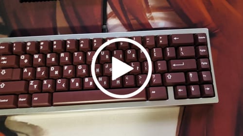 Customer video review of GMK BLOT ABS DOUBLE SHOT KEYCAP SET R2 Group Buy