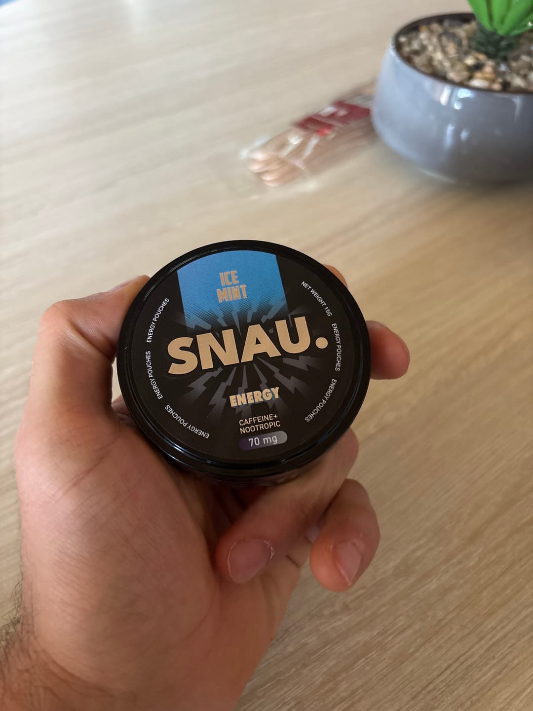 Customer photo review of SNAU POUCH™ | CAFFEINE + NOOTROPIC FORMULA | 70mg