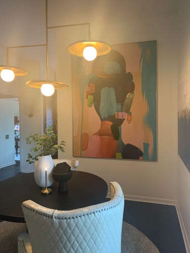 Customer review photo for Colorful Painting #CA045