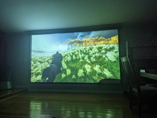 Customer photo review of CineMaster Pro® - 4K Smart Projektor