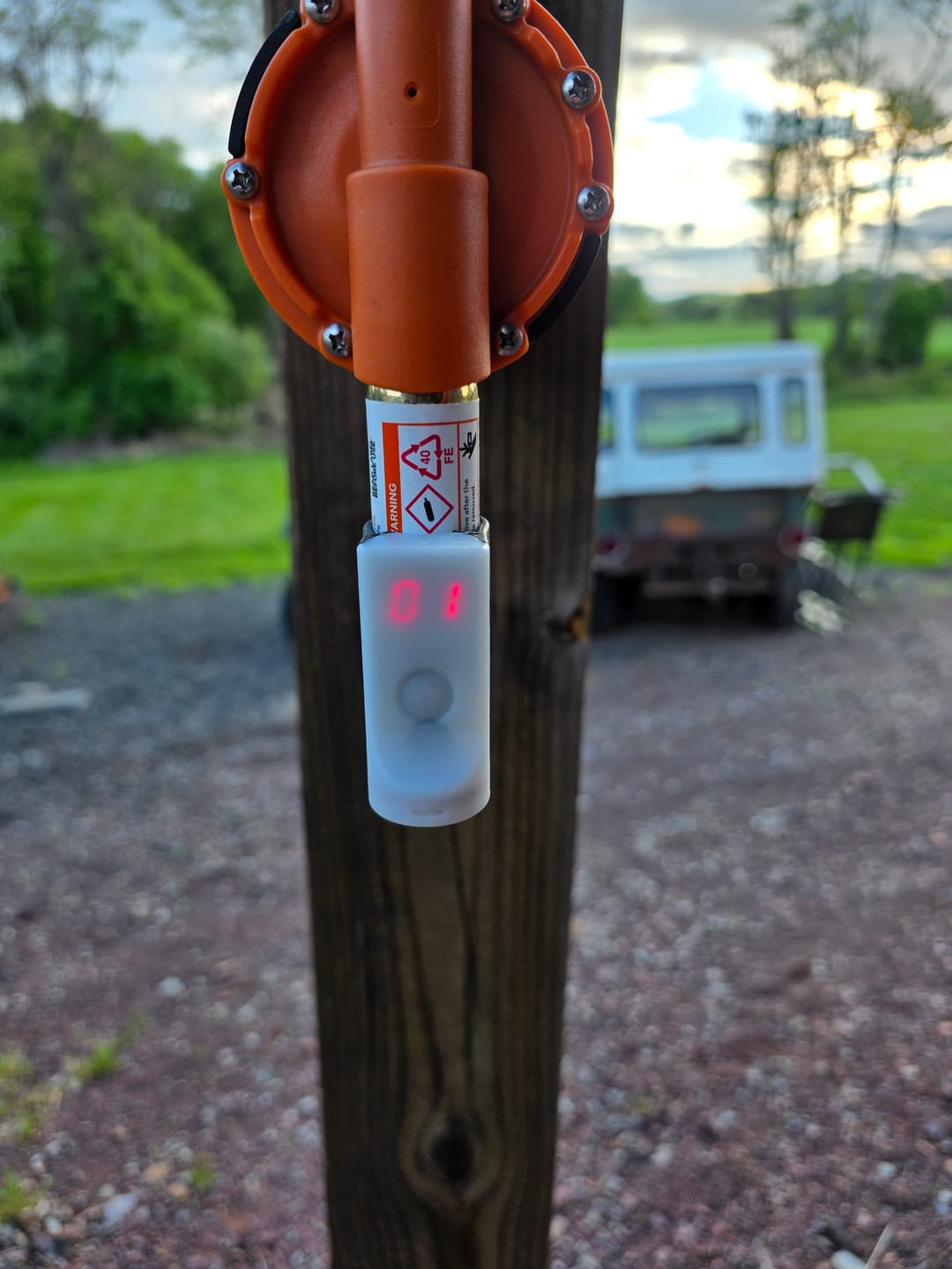 Customer photo review of A18 Squirrel Trap Kit With Digital Strike Counter