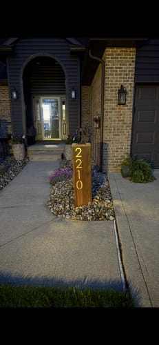 Customer photo review of Address Column