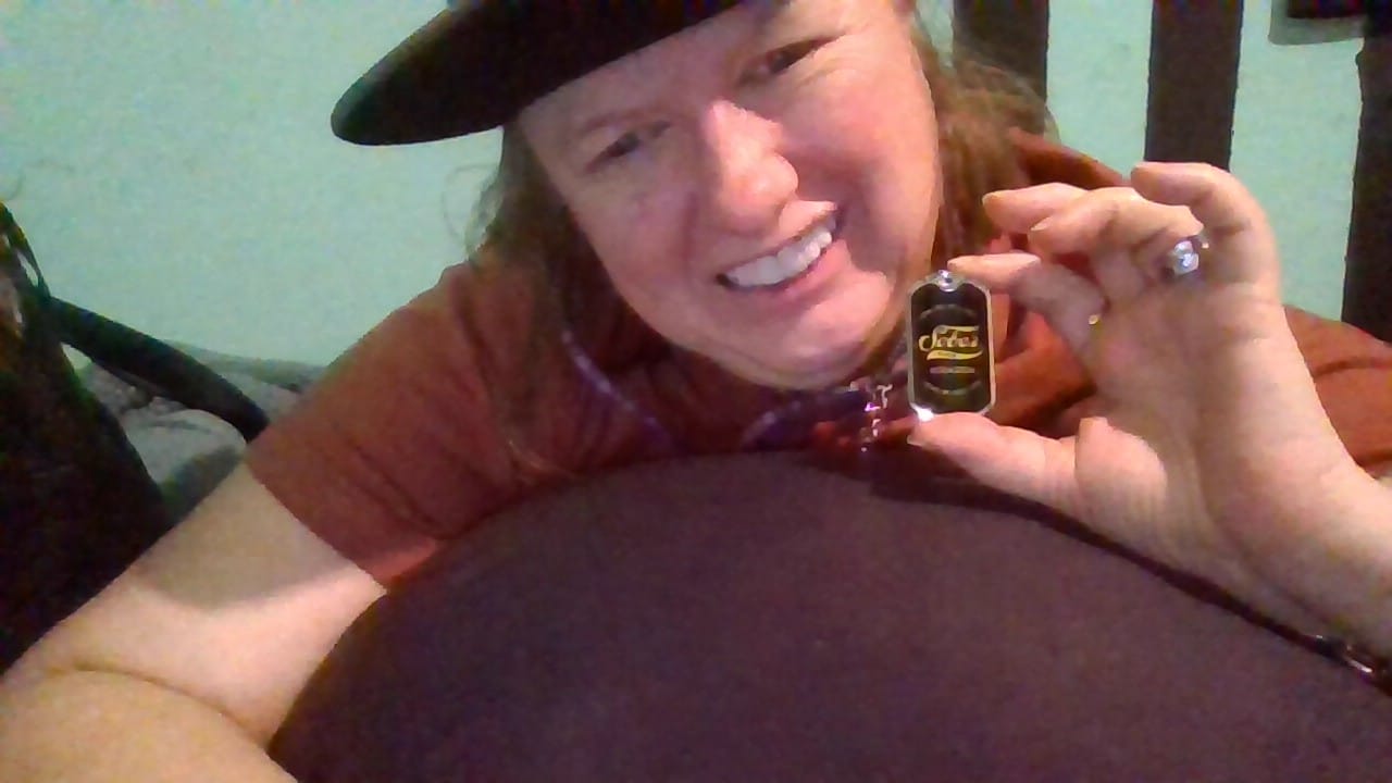 Customer photo review of Sobriety Gift | Dog Tag with Personalized 'Sober Since' Date