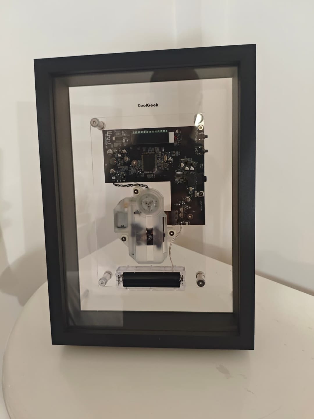 Customer photo review of M1 Music Frame CD Player