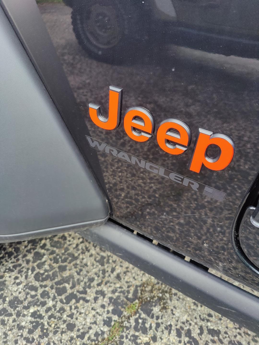 Customer photo review of JEEP Wrangler Emblem Overlay Decal Set | Fits JL, JK, TJ & YJ
