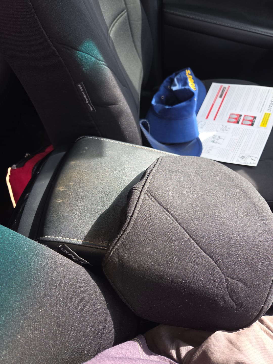 Customer photo review of Sharkskin Seat Covers for Toyota Hilux SR / SR5 (July/2015-ON)