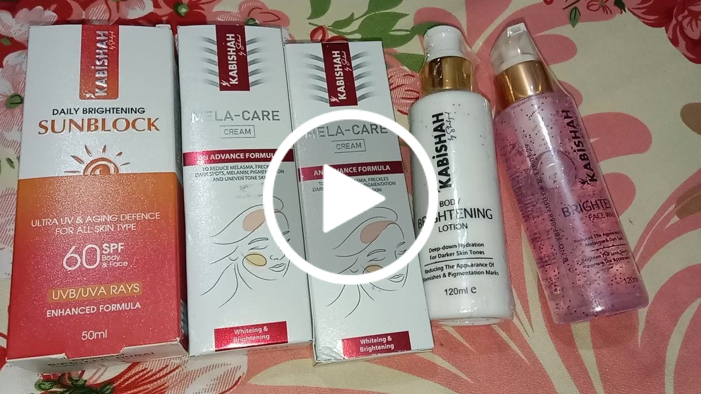 Customer video review of Special Pigmentation Bundle