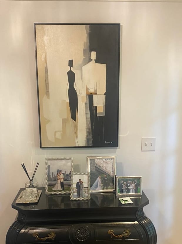 Customer photo review of Contemporary Minimalist Art #MA004