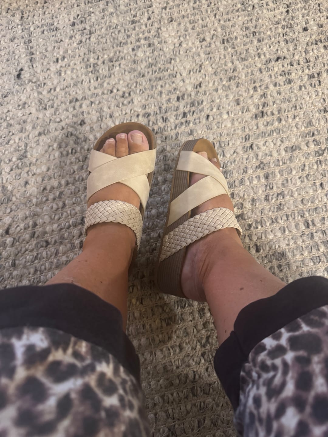 Customer photo review of Signature Sandal | White