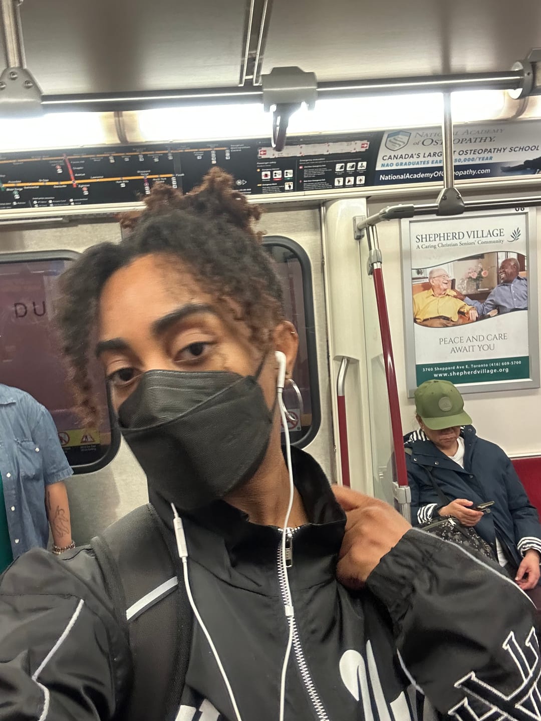 Customer photo review of N95 Respirator Face Mask Made in Canada (Small)