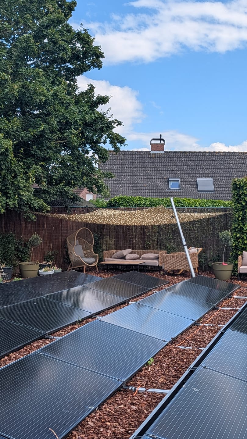 Customer photo review of Aluminium bevestigingsvoet voor telescopische mast