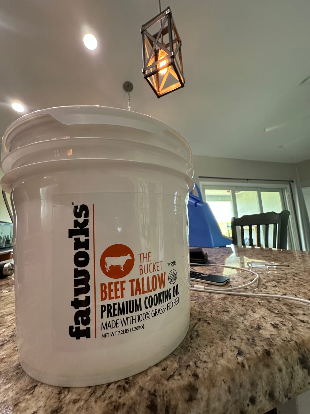 Customer photo review of The Bucket- 1 Gallon Grass Fed Tallow