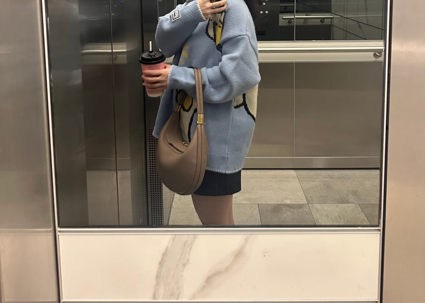 Customer photo review of Aelfric Eden Goose Jacquard Sweater
