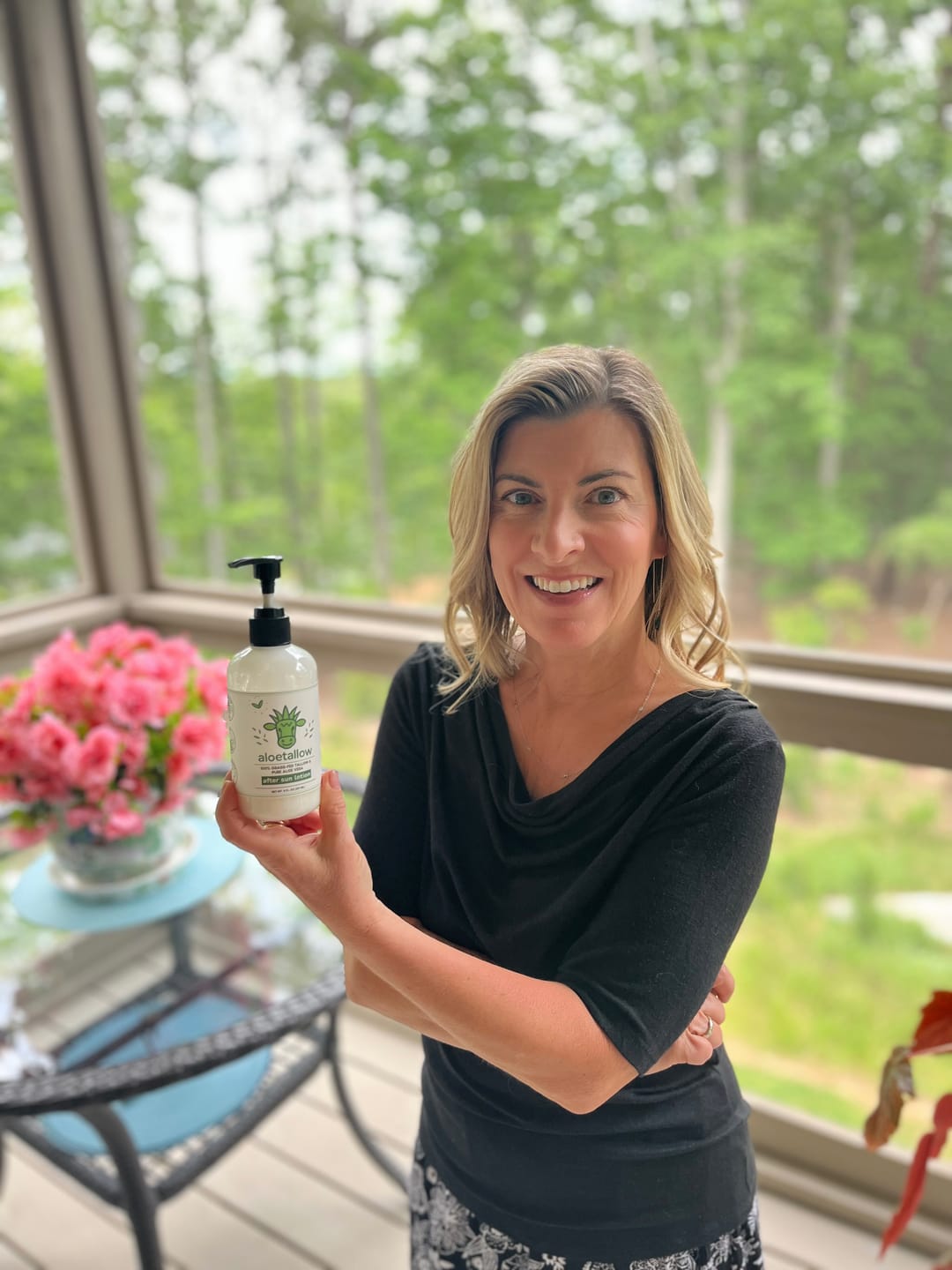 Customer photo review of Tallow + Aloe Face & Body Lotion | 8 Clean Ingredients