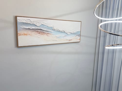 Customer review photo for Plaster Art Texture Painting #SG456