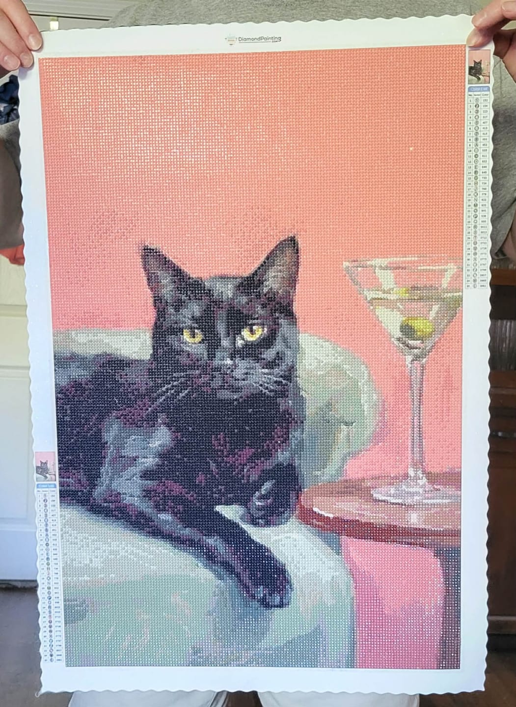 Customer photo review of Custom Diamond Painting Kits - Upload Any Image - Create Your Own