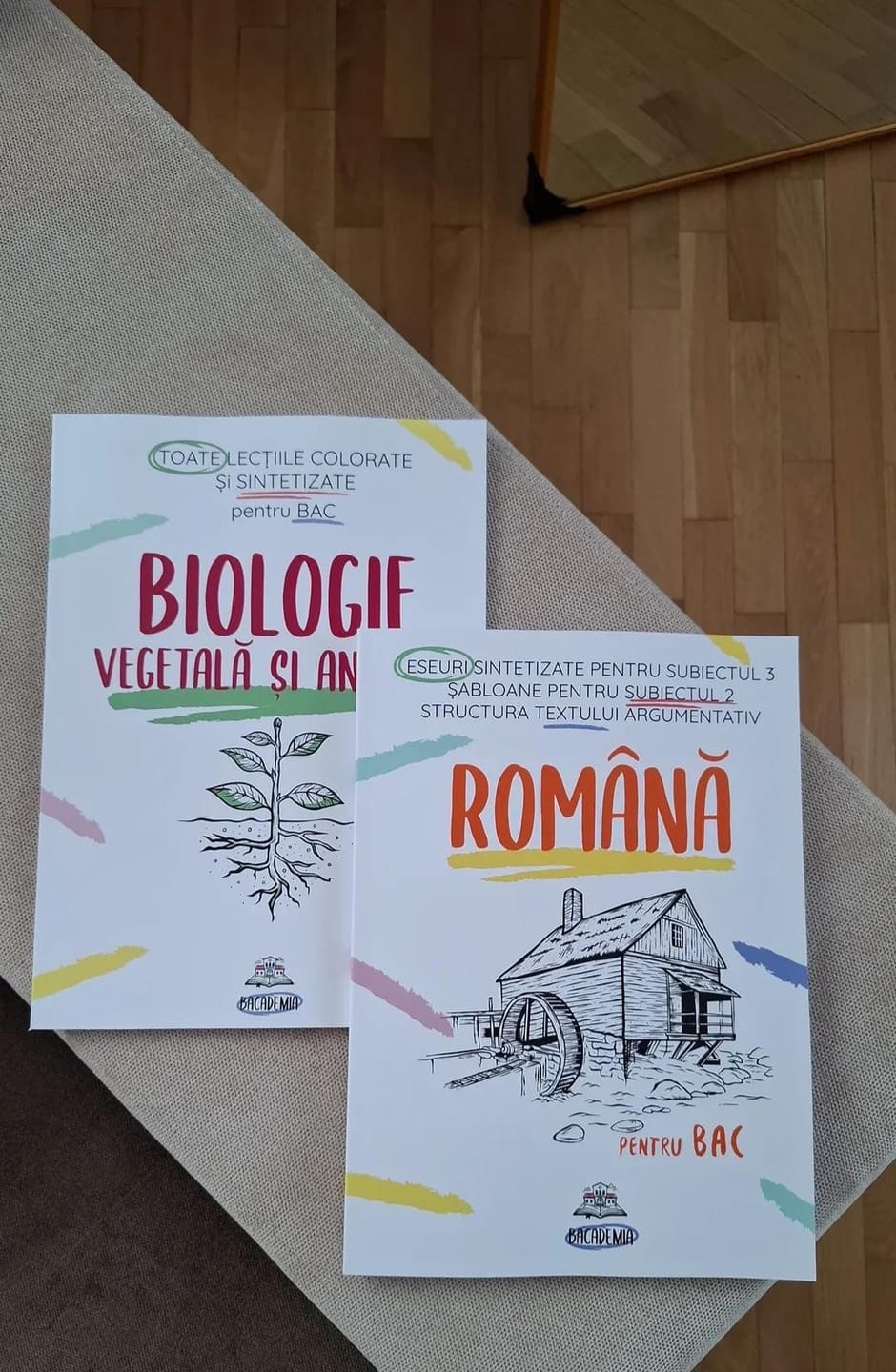 Customer photo review of Pachet Bacalaureat (Română + Biologie vegetală și animală clasele IX-X) Bacademia