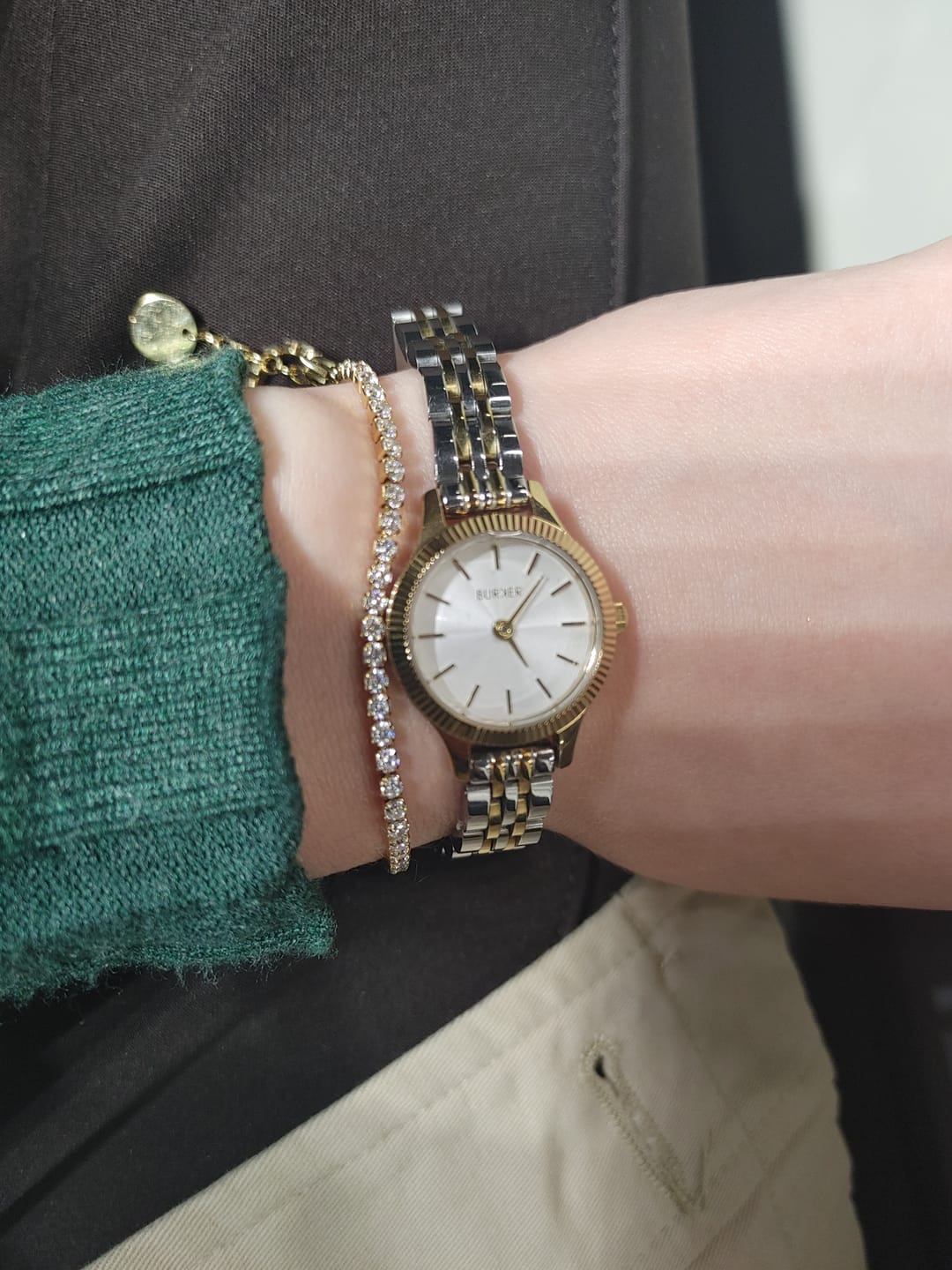 Customer photo review of Sophie Gold Silver