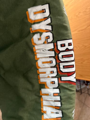 Customer photo review of My Body Dysmorphia T-Shirt