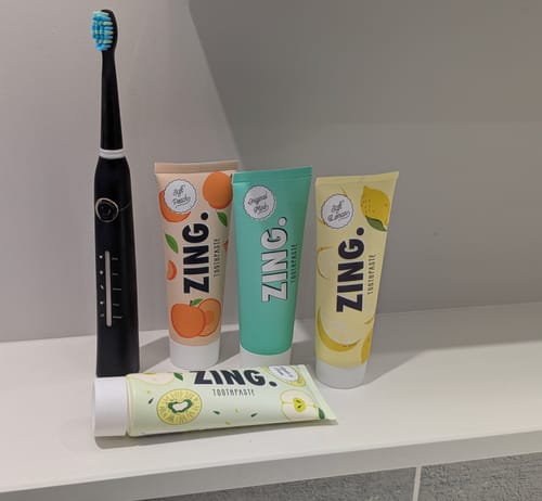 Customer photo review of Toothpaste Starter Pack
