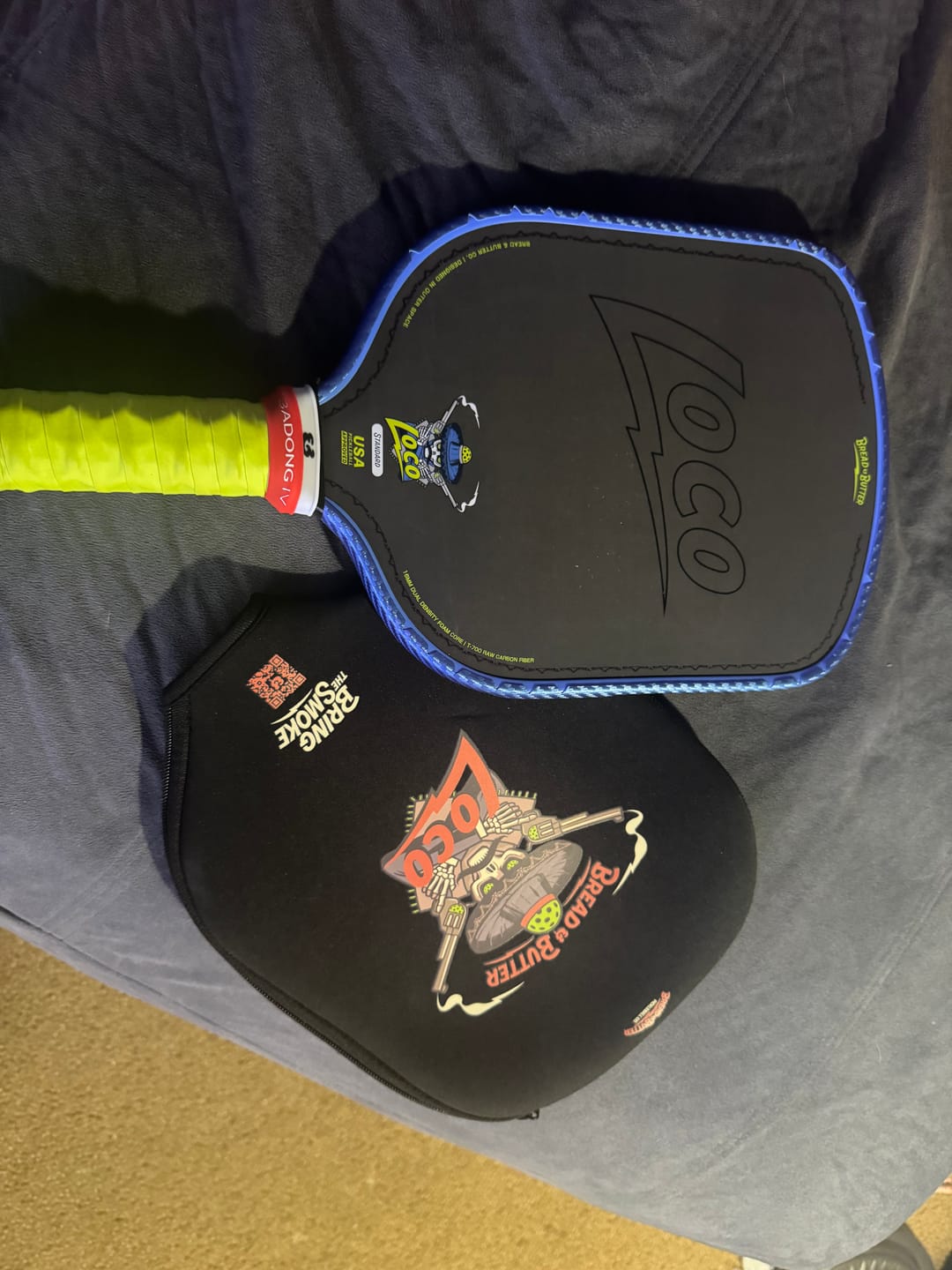 Customer photo review of The Loco 16mm Pickleball Paddle Standard
