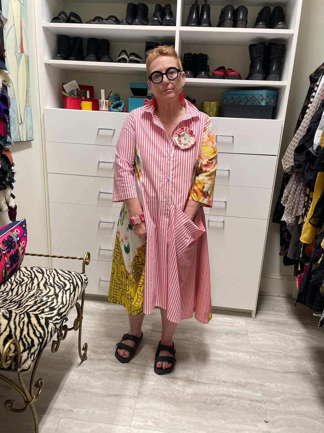 Customer photo review of Sweet Pea Wonderful Dress, Pink Mix