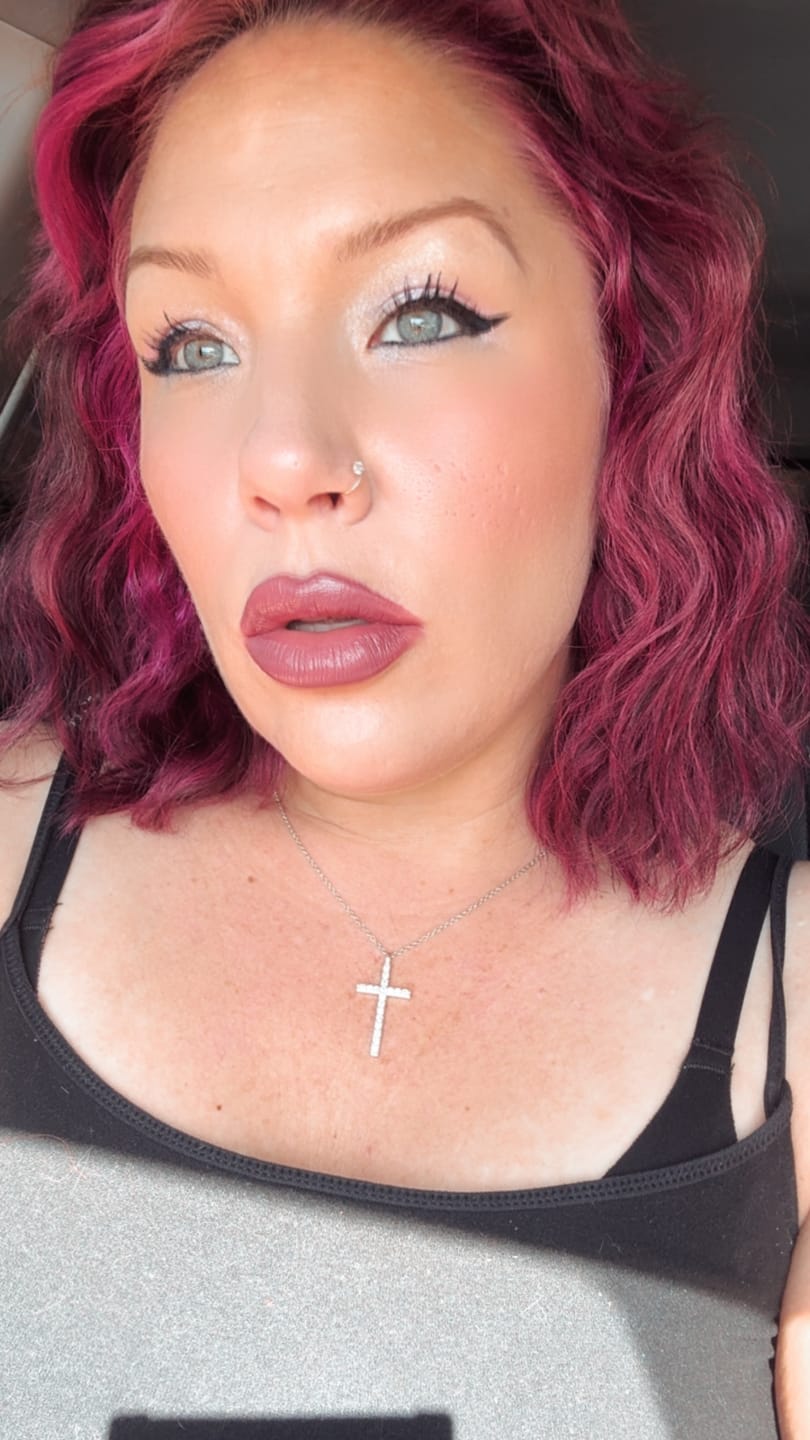 Customer photo review of Sealed With a Kiss Lipstick