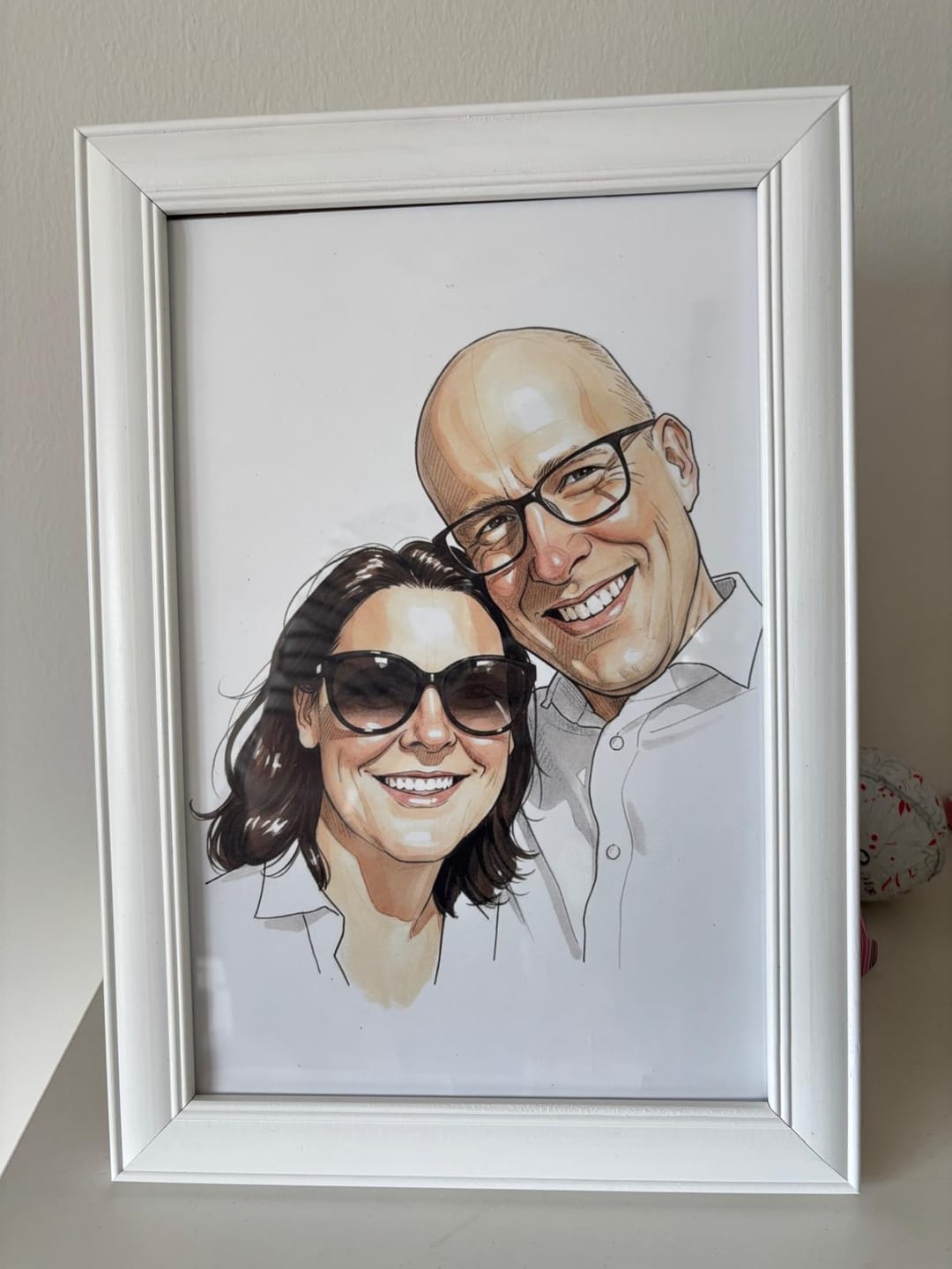 Customer photo review of ColorSketch Poster Dein Foto als handgezeichnete Karikatur