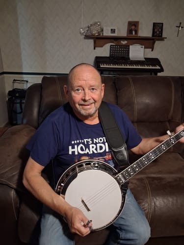 Customer photo review of Zero-Gravity Banjo Strap | Comfortable Weight Relief