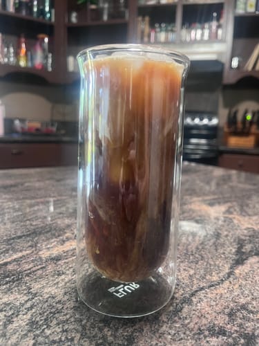 Customer photo review of FLUR Iced Coffee Glasses