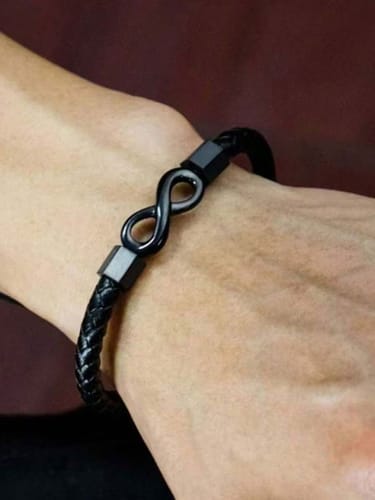 Customer photo review of "To My Man" Engraved Bracelet