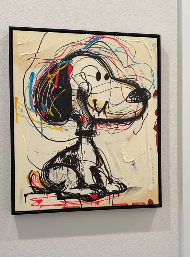 Customer photo review of Abstract Graffiti Art #GA001