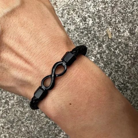 Customer photo review of "To My Man" Engraved Bracelet