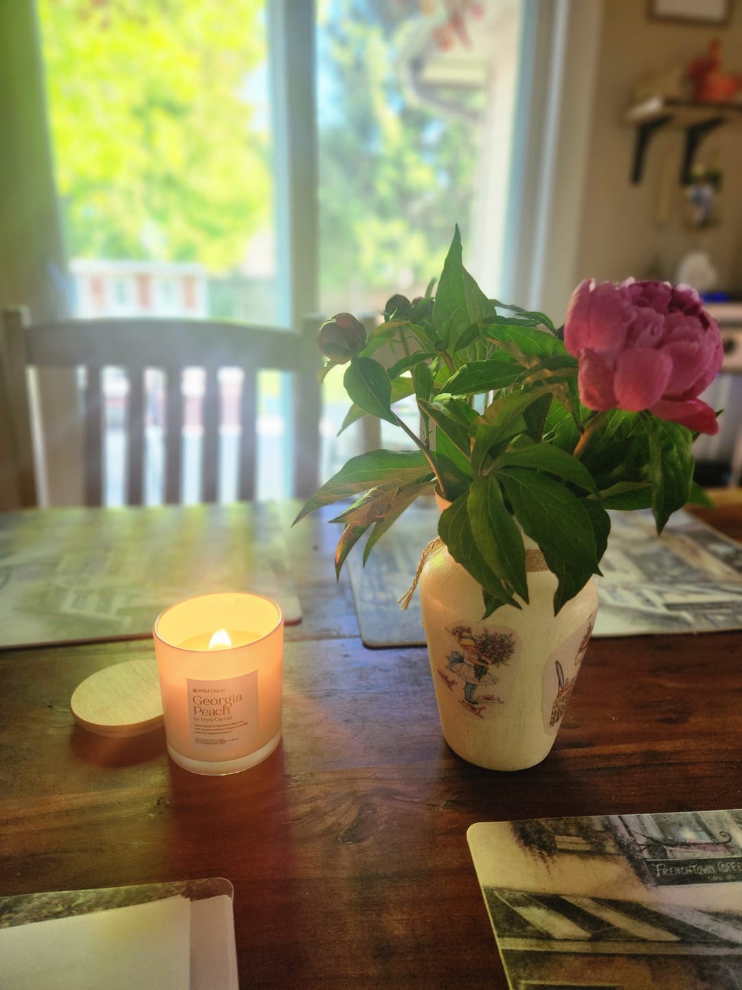 Customer photo review of Georgia Peach Candle by Eryn Carroll