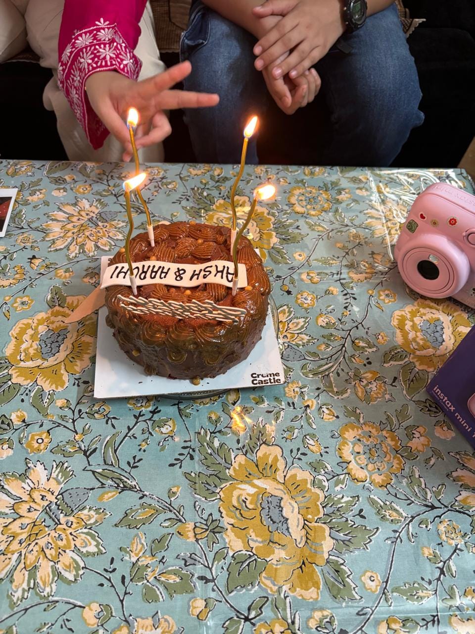 Customer photo review of Milk Chocolate Butterscotch Crunch Cake