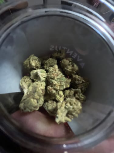 Customer photo review of THC Moonrock Nuggs Flower D8 THC-P THC-A Infused SOUR DIESEL SATIVA 7 GRAMS 33.9%