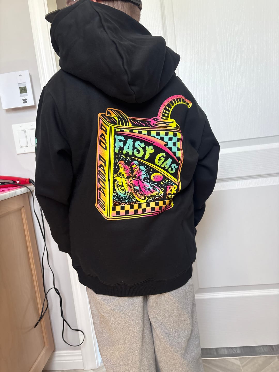 Customer photo review of Fast Gas - Hoodie