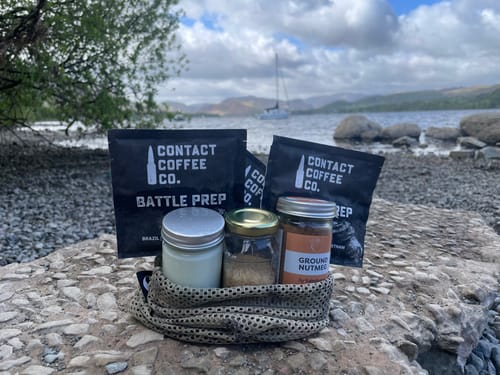 Customer photo review of Single Serve Coffee Bags - Battle Prep