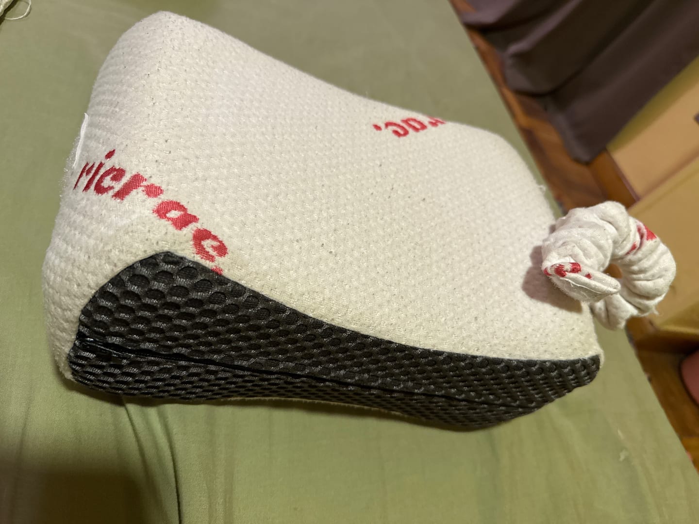 Customer photo review of Knee Pillow- Raspy