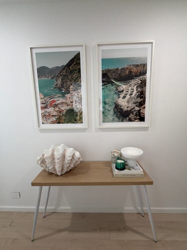 Amalfi Summer I Art Print framed in a customer's home - verified photo review