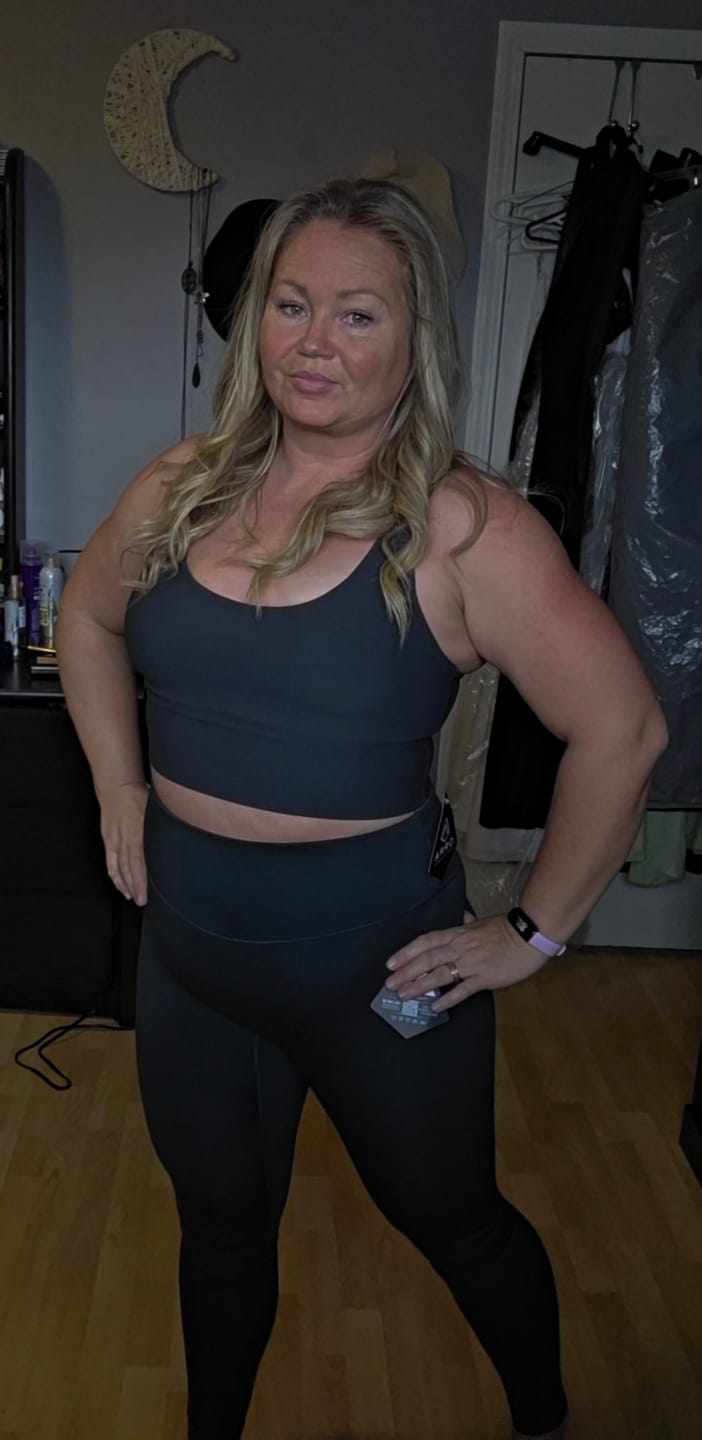 Customer photo review of Ribbed Sports Bra
