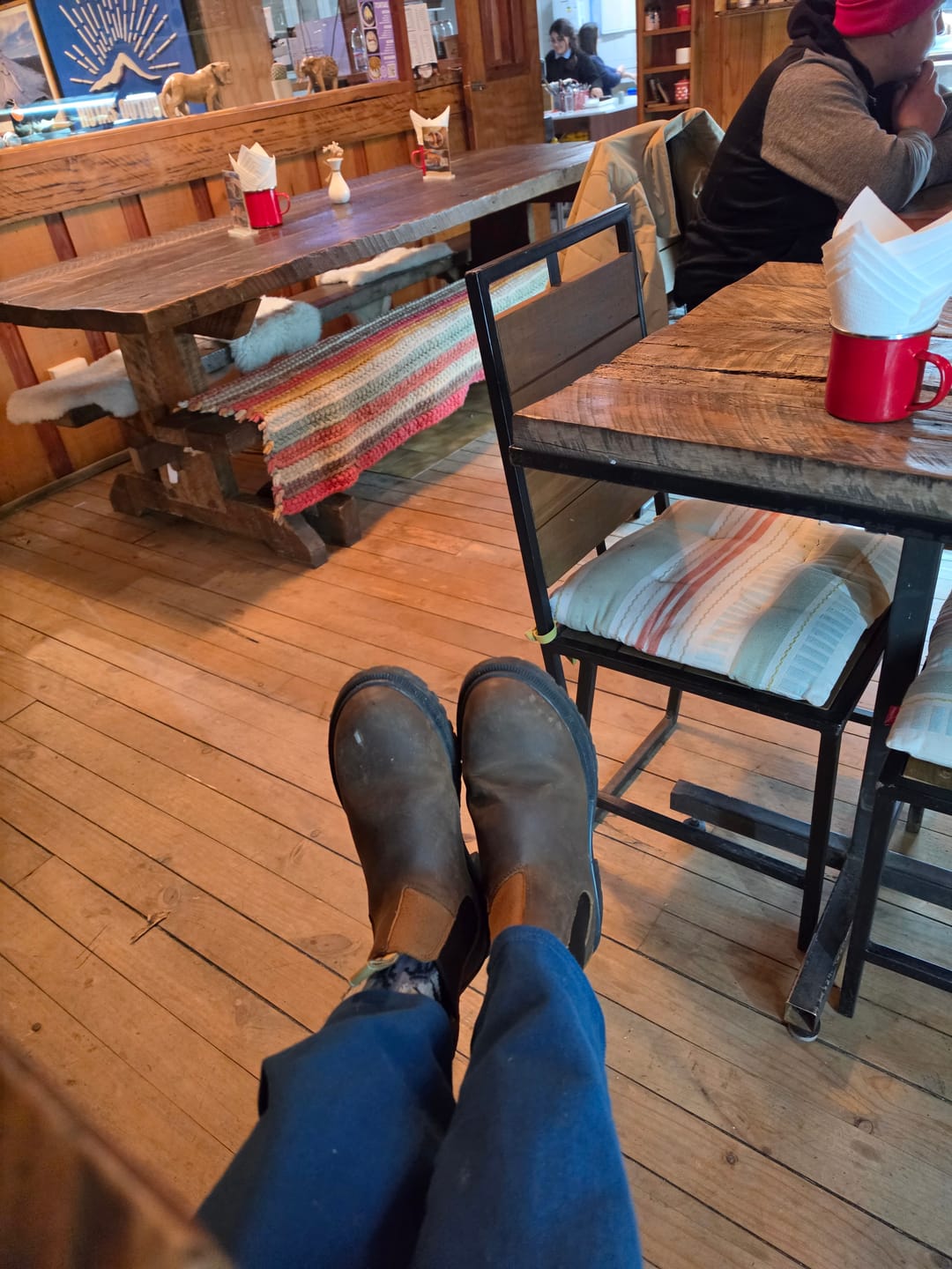 Customer photo review of Botín Original 2 Café Rústico Mujer