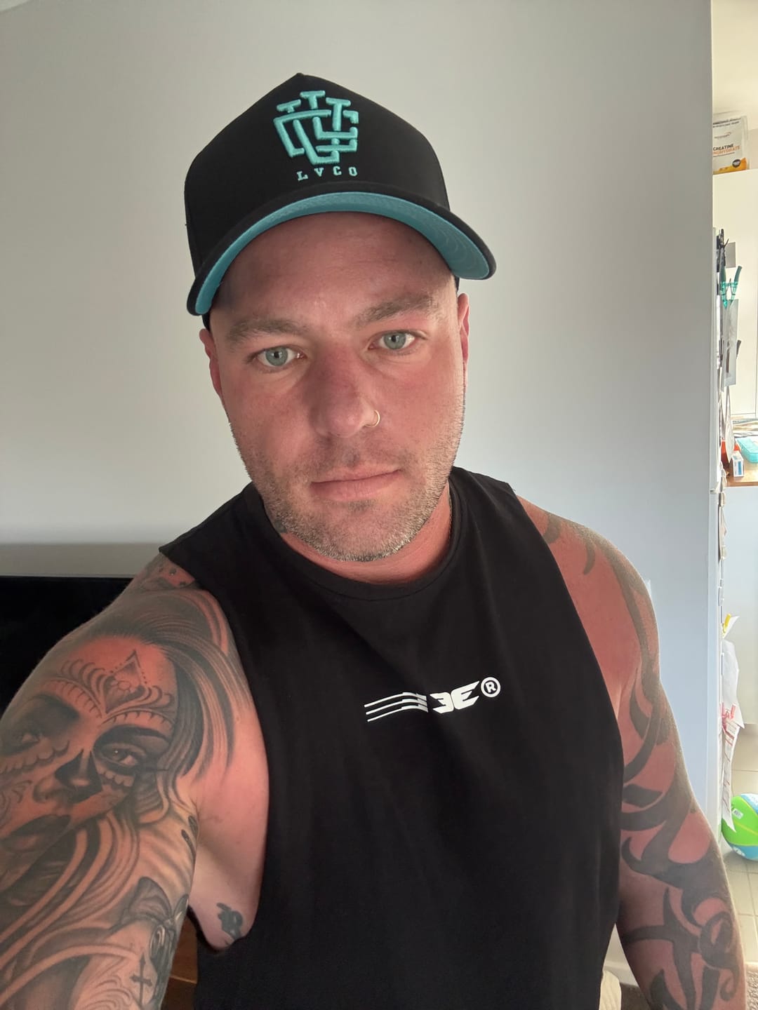 Customer photo review of CLASSIC FIT Midnight Mint A-Frame Snapback