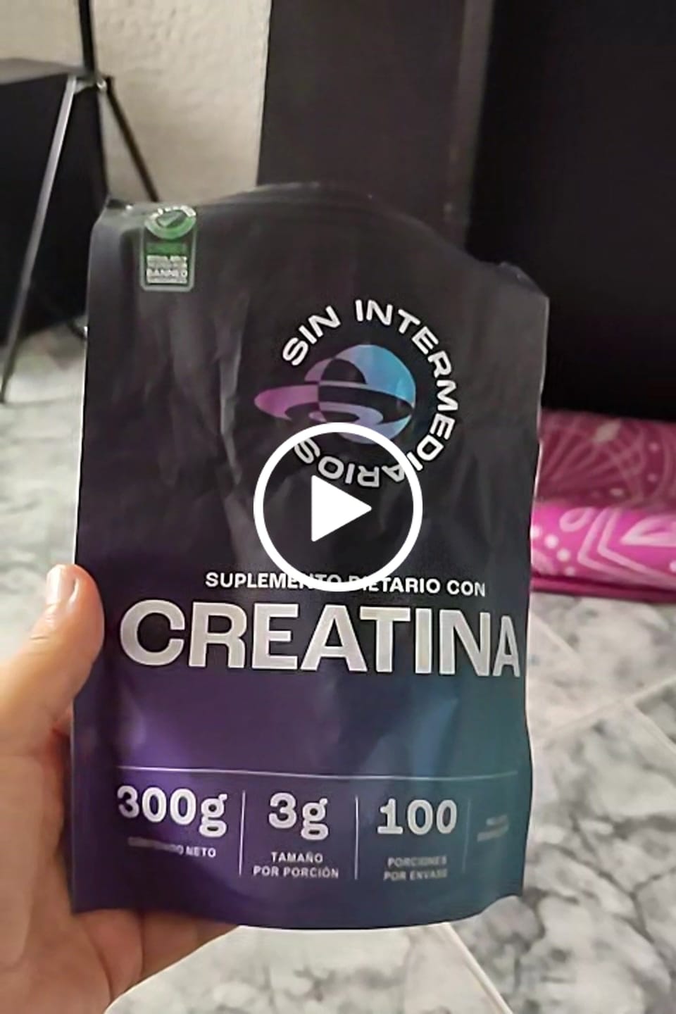 Customer video review of Creatina Monohidrato