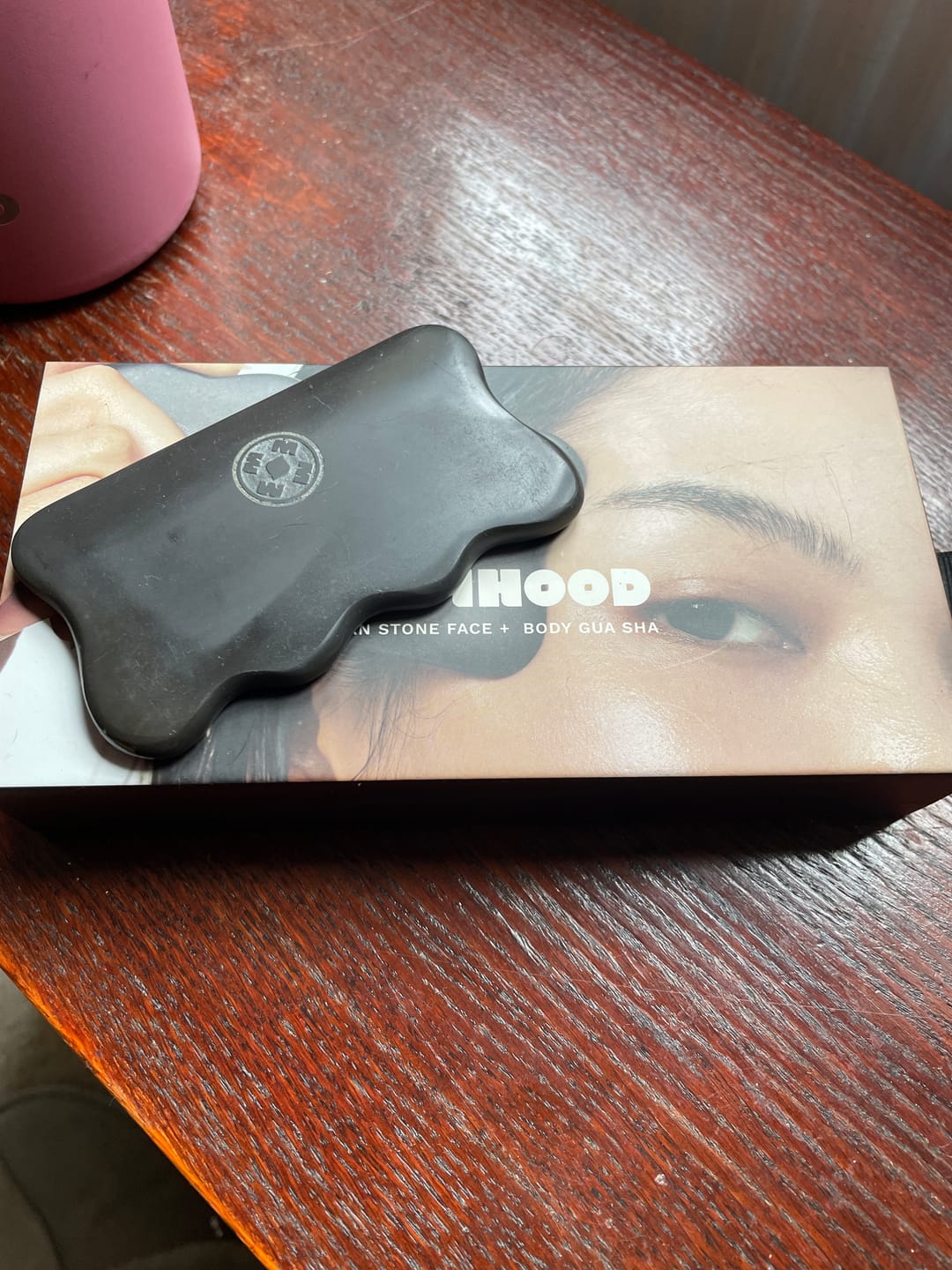 Customer photo review of Bian Stone Face & Body Gua Sha