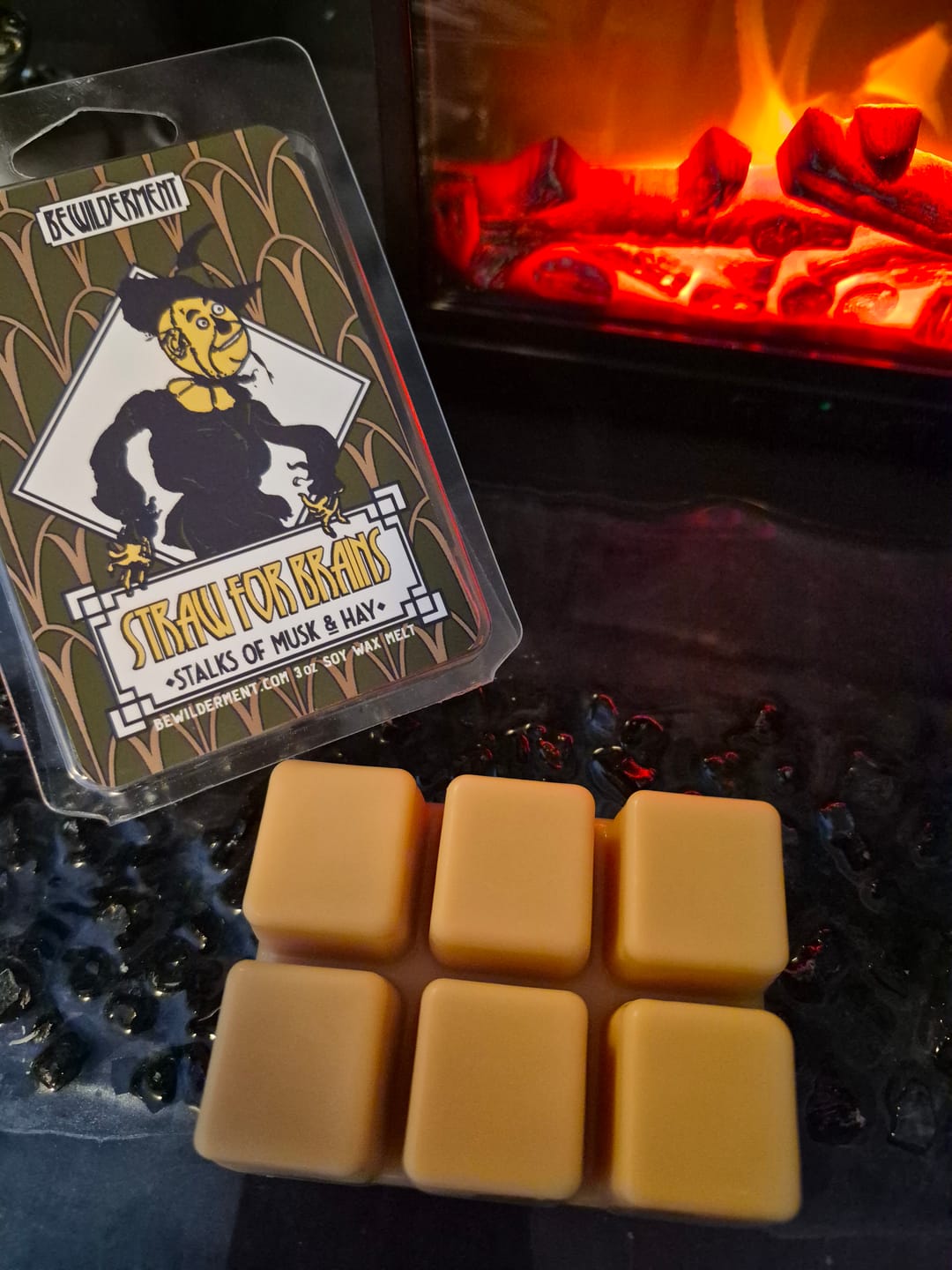 Customer photo review of Straw for Brains Wax Melts