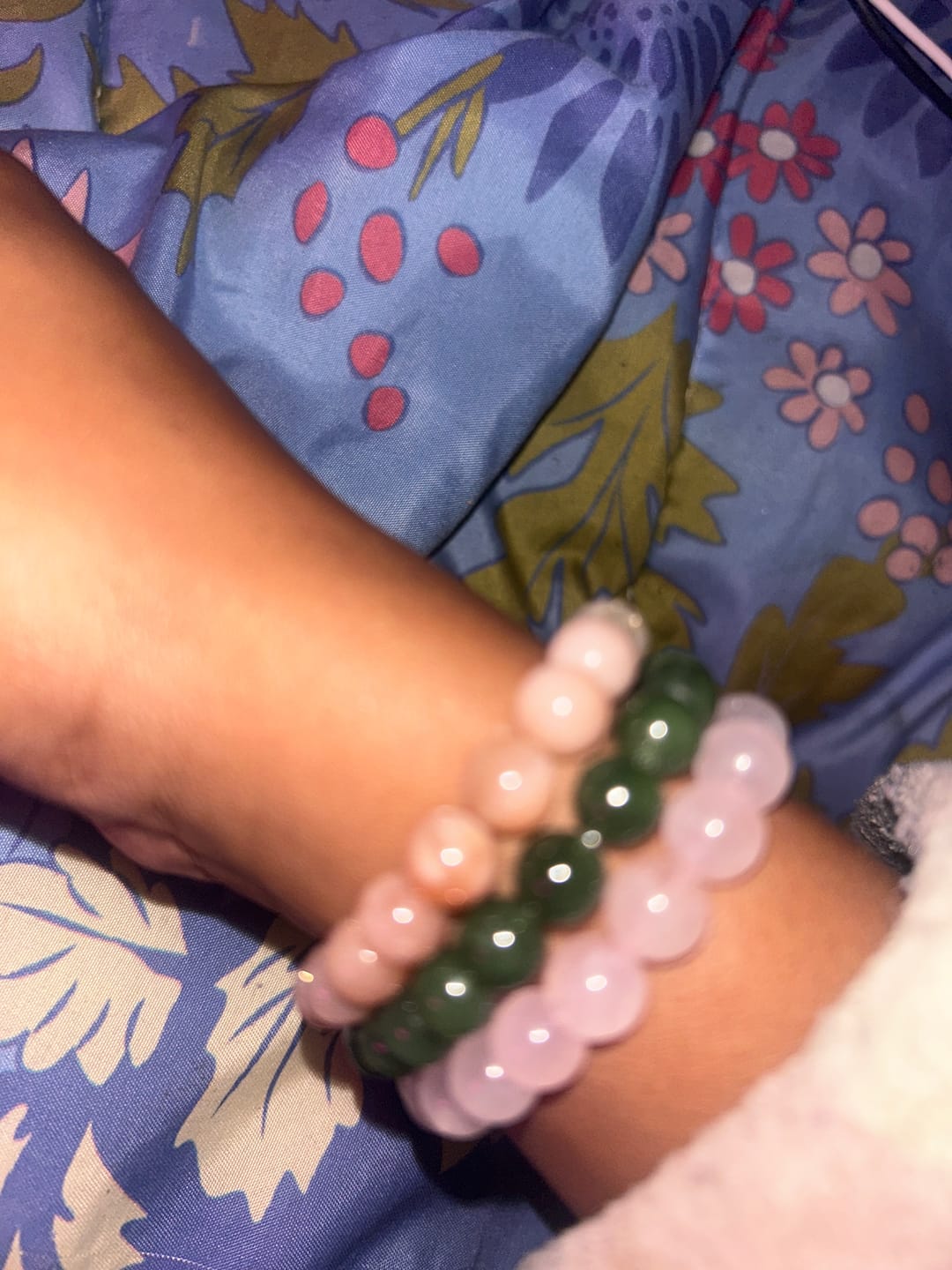Customer photo review of Rose Quartz Bracelet