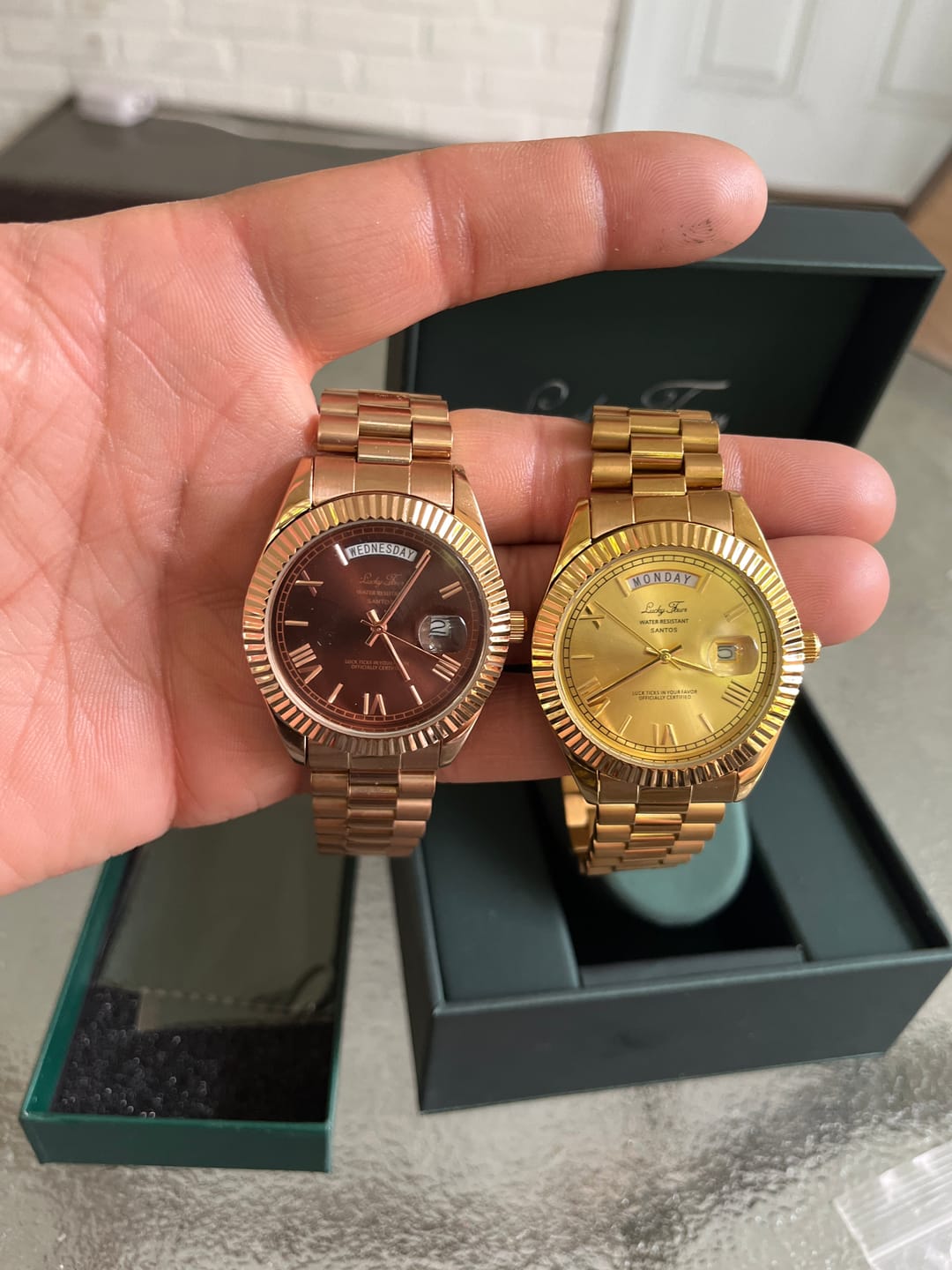 Customer photo review of Lucky Fours® Santos